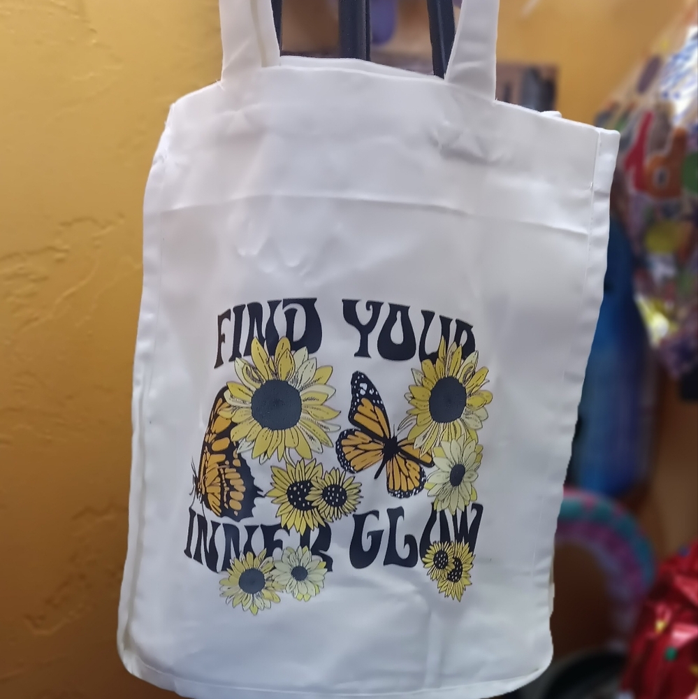 Beige Canvas Tote Large